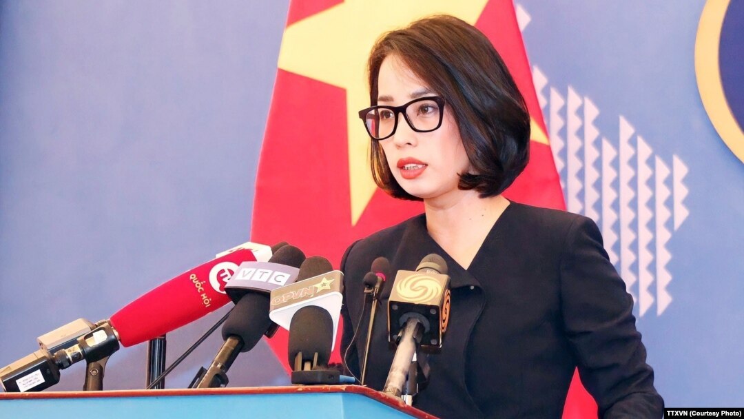 Người Phát ngôn Bộ Ngoại giao Việt Nam Phạm Thu Hằng.